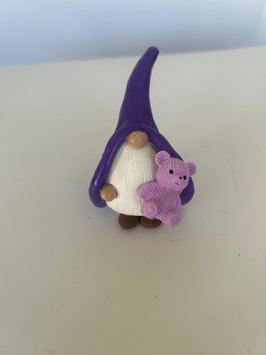Stuffed Bear Gnome Figurine
