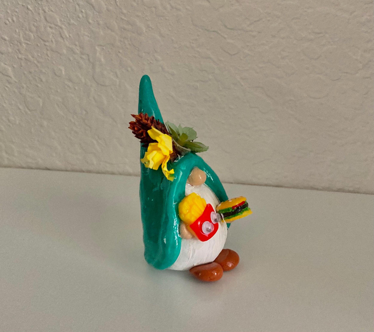 Burger & Fries Gnome Figurine