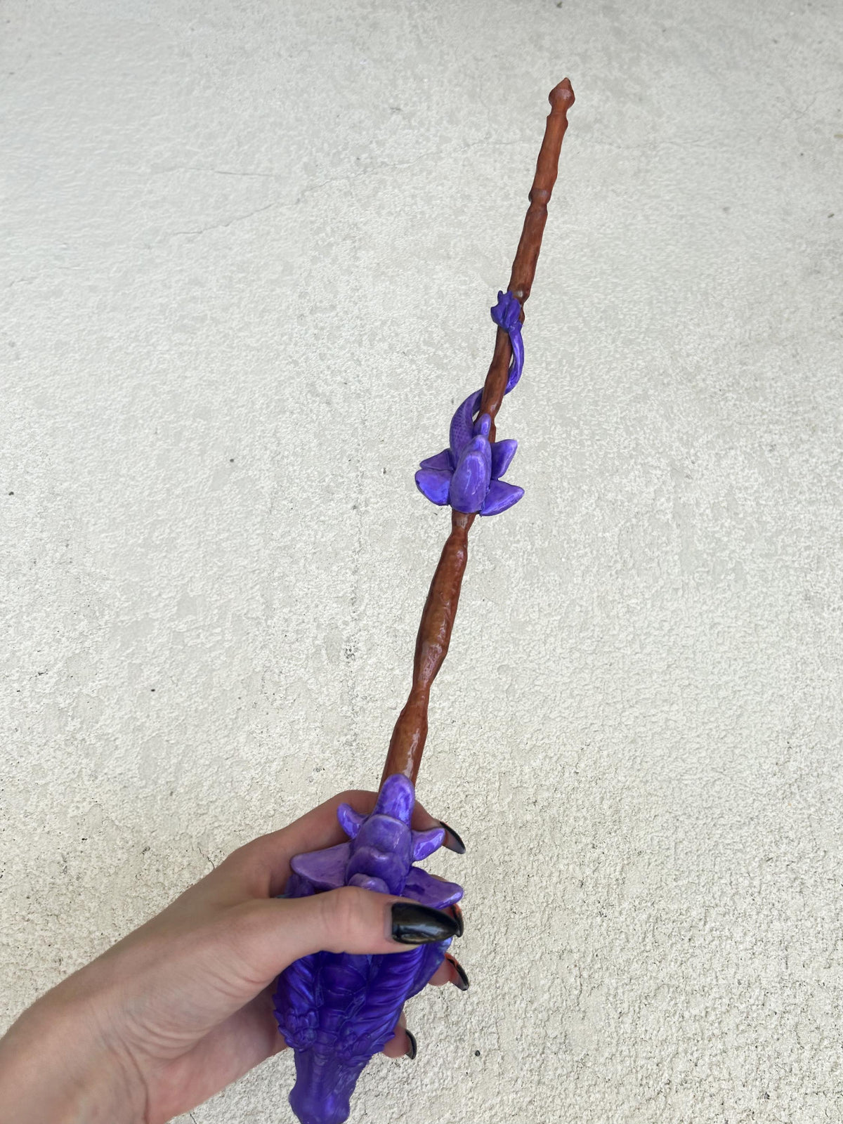 Handmade Resin Dragon Magic Wand/Sceptor