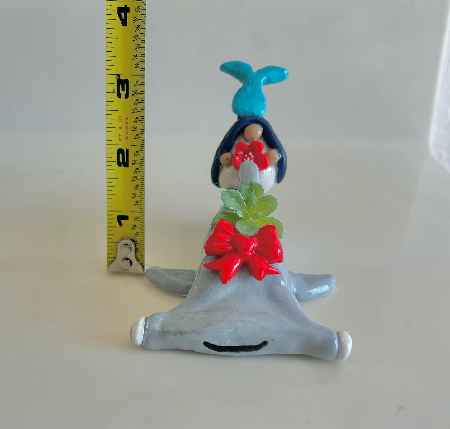 Gnome Catching A Ride On Hammerhead