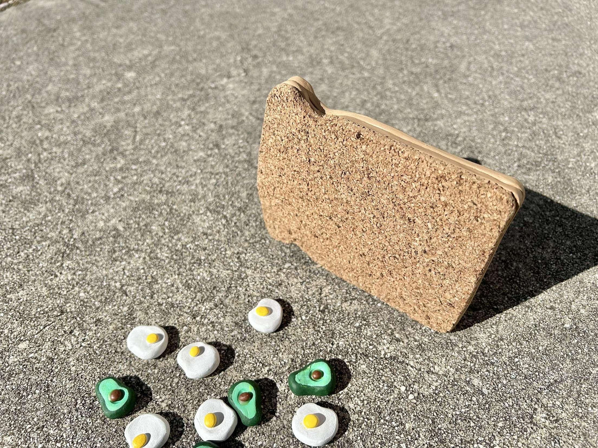 Avocado toast tic tac toe