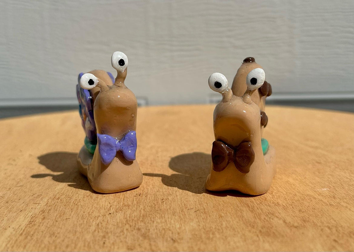 Cookie clay snail creatures