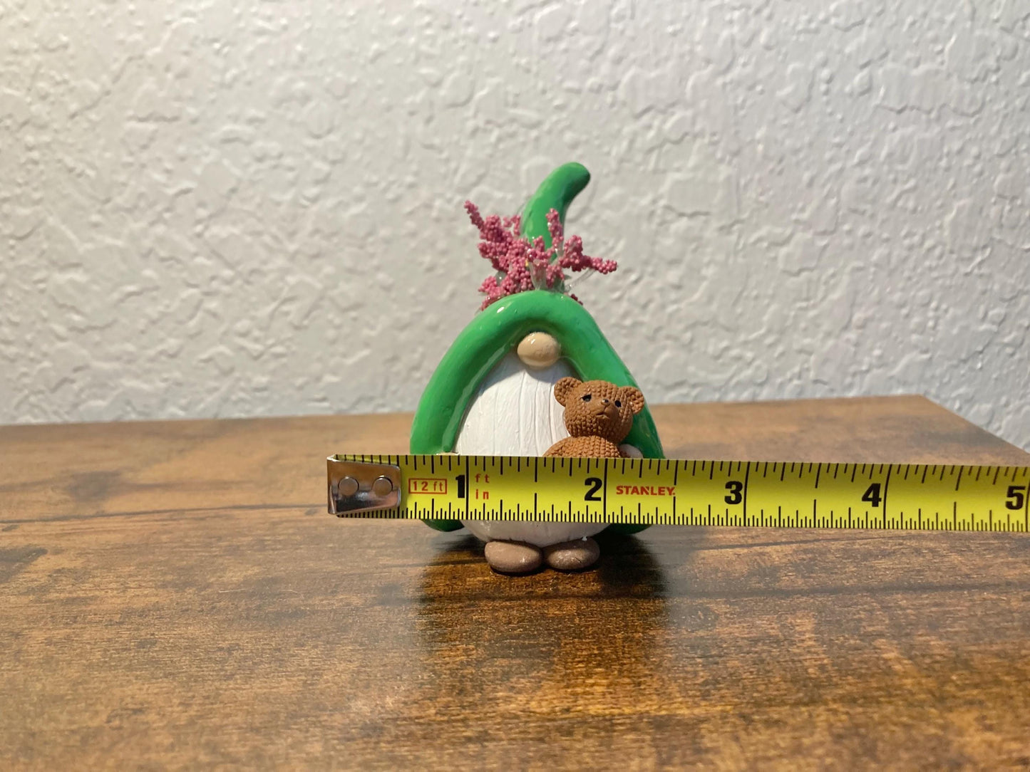 Stuffed Bear Gnome Figurine