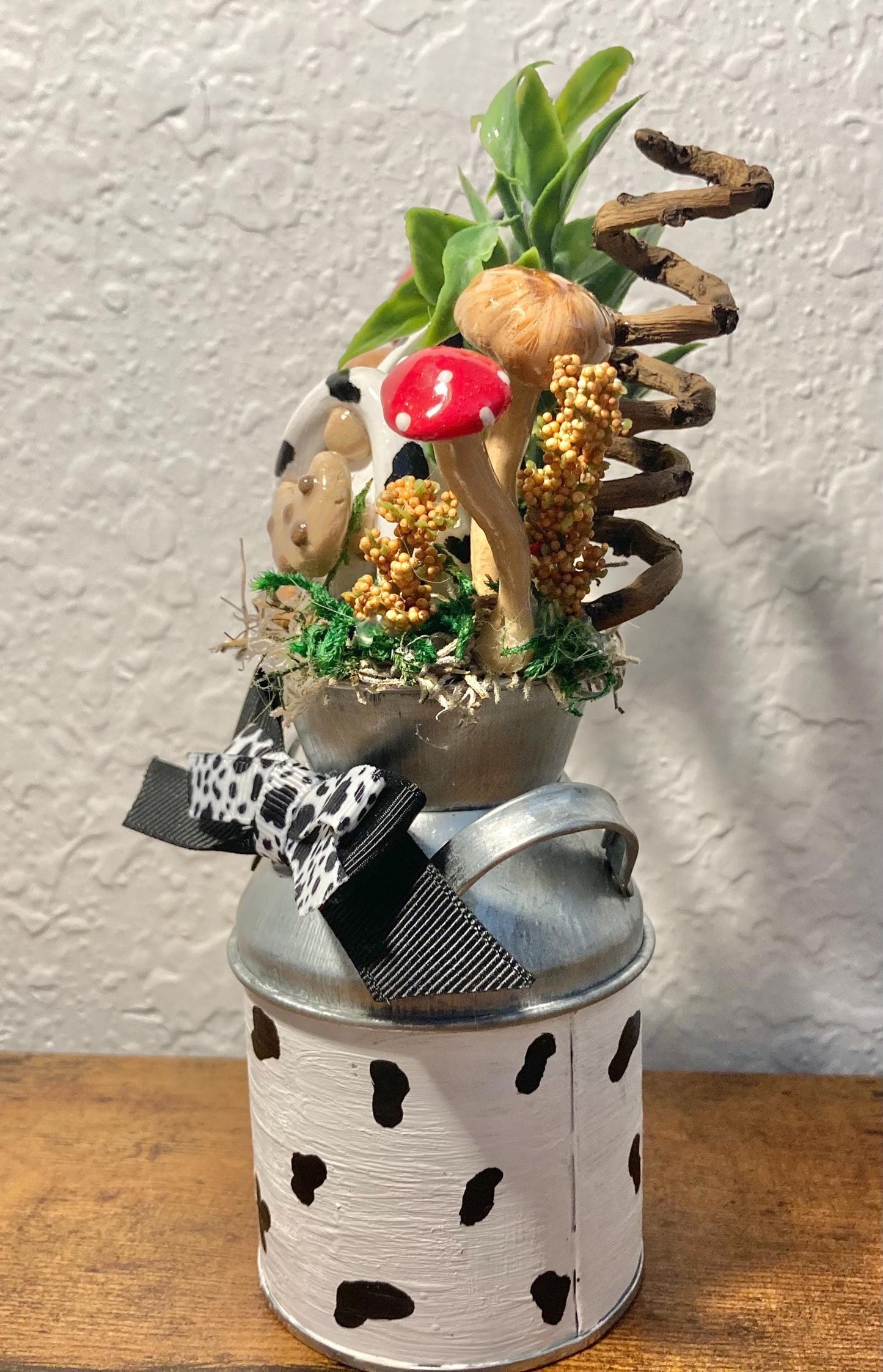 Cow gnome arrangement,