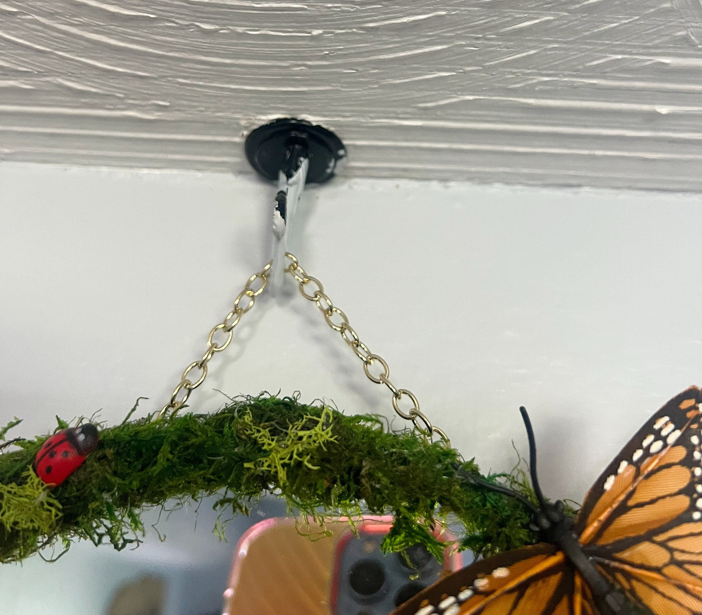 Round Magical Mushroom Moss Fairy Mirror