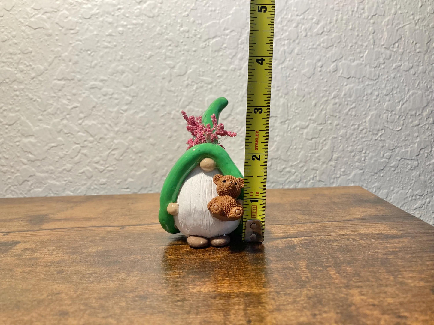 Stuffed Bear Gnome Figurine