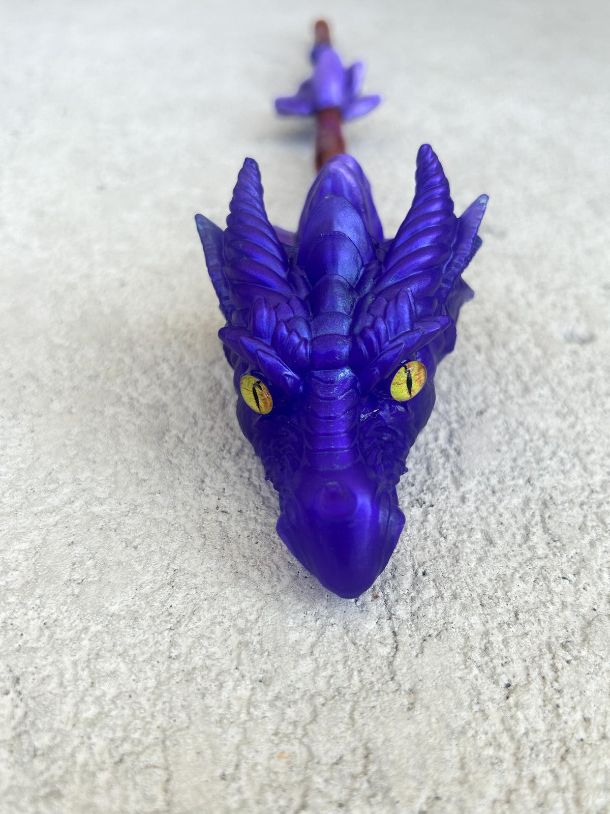 Handmade Resin Dragon Magic Wand/Sceptor