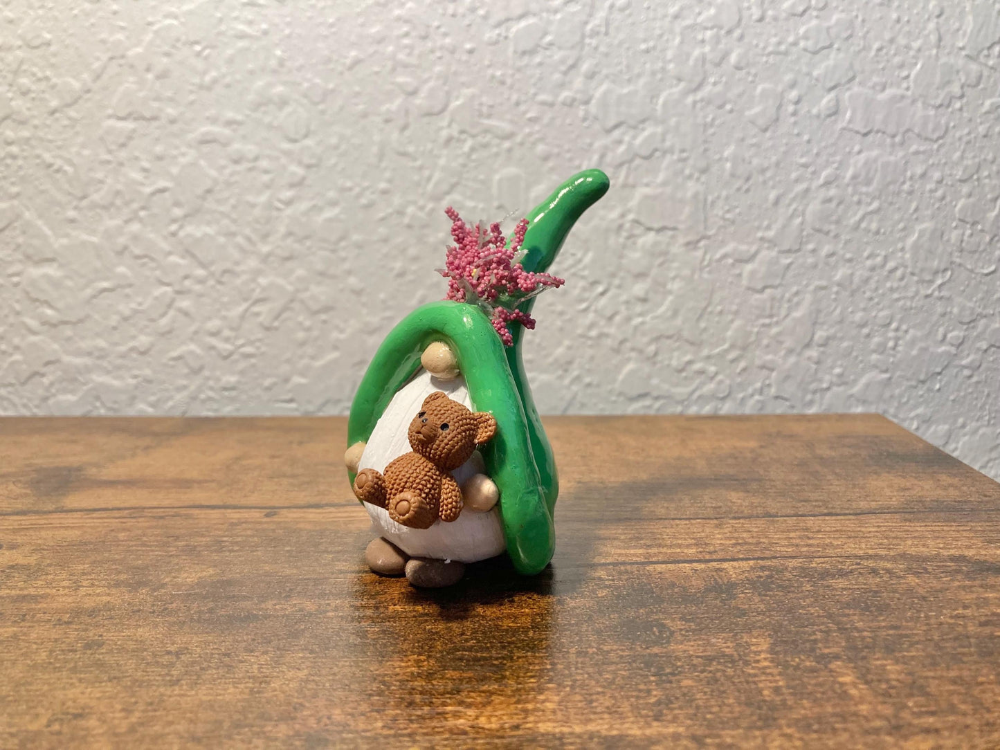 Stuffed Bear Gnome Figurine