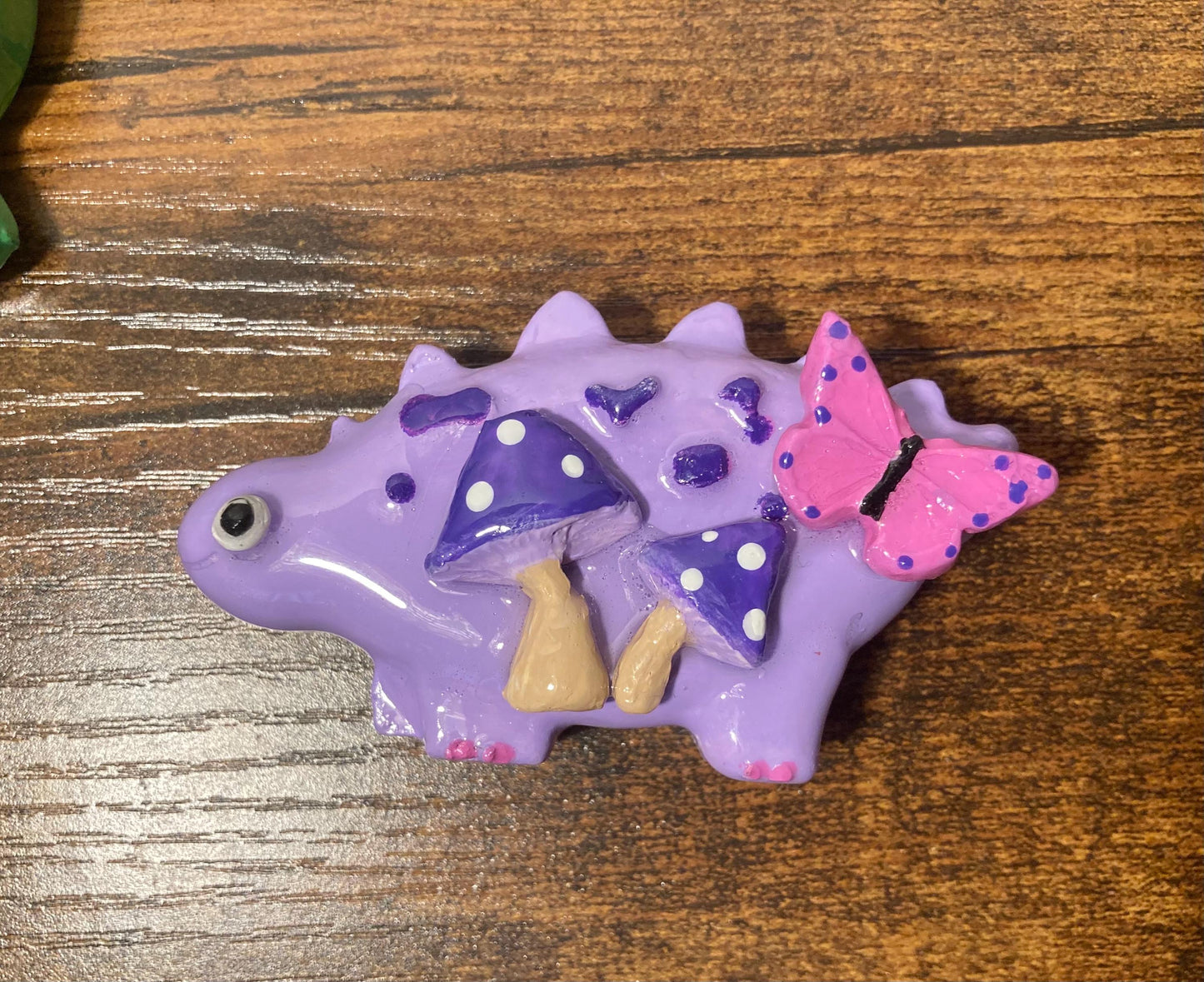 Fairy garden dinosaur magnets