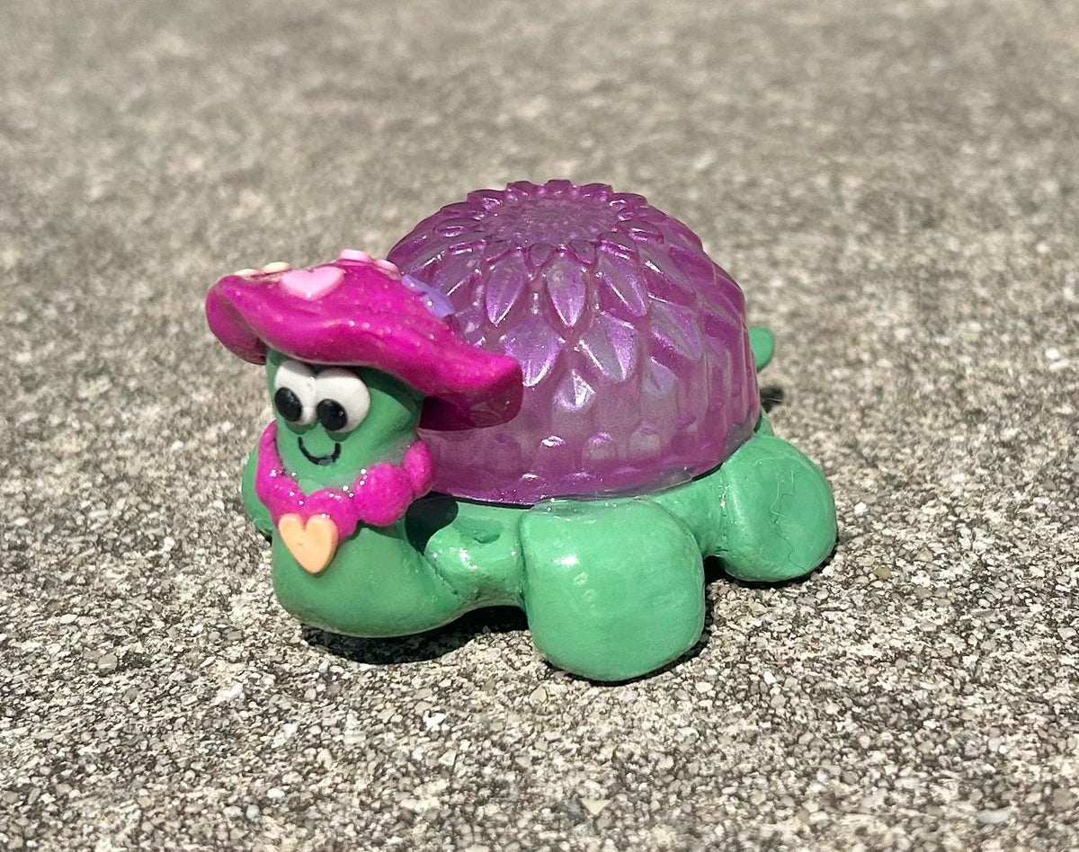 Resin flower turtle
