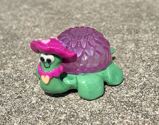 Resin flower turtle